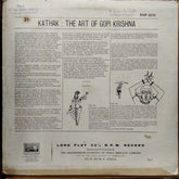 Gopi Krishna  - Kathak: The Art Of Gopi Krishna (Vinyl)